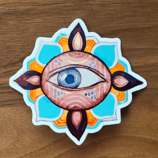 Lotus Eye Sticker